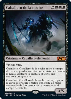 M20 - 094 - Caballero de la noche // Cavalier of Night