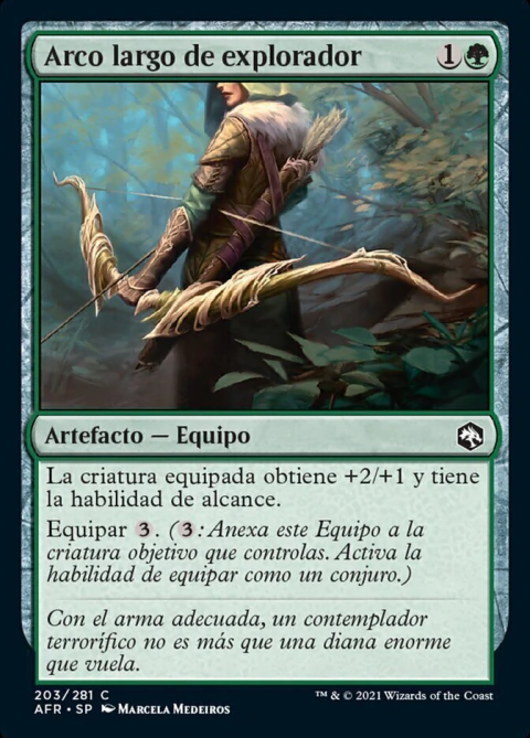 AFR - 203 - Arco largo de explorador // Ranger's Longbow