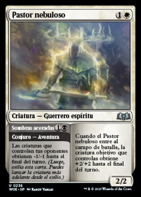 WOE - 236 - Pastor nebuloso // Sombras aceradas // Shrouded Shepherd // Cleave Shadows