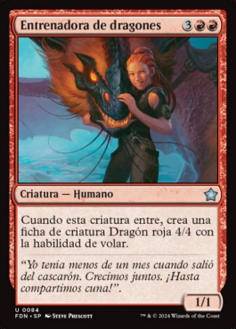 FDN - 084 - Entrenadora de dragones // Dragon Trainer