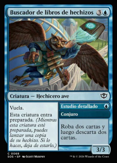 SOS - 068 - Buscador de libros de hechizos // Careful Study // Spellbook Seeker // Careful Study