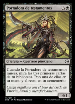 ONE - 111 - Portadora de testamentos / Testament Bearer