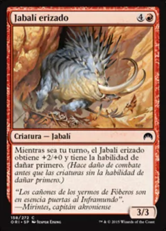 ORI - 158 - Jabalí erizado / Prickleboar