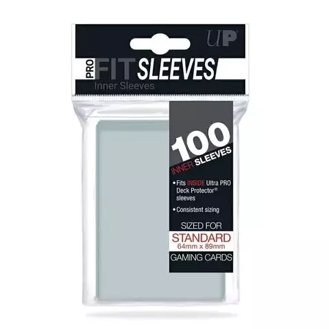 PROTECTORES - PRO FIT 64x89MM x 100 unidades - CLEAR