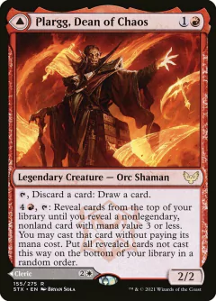 STX - 155 - Plargg, decano del caos / Plargg, Dean of Chaos // Augusta, Dean of Order