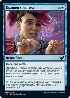 STX - 049 - Examen sorpresa / Pop Quiz