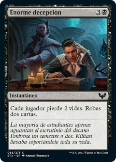 STX - 068 - Enorme decepción / Crushing Disappointment