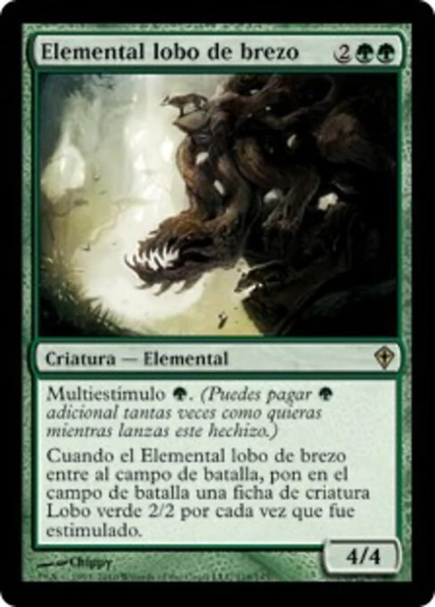WWK - 118 - Elemental lobo de brezo // Wolfbriar Elemental - comprar online
