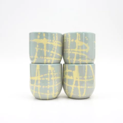 Conjunto 4 xícaras Neblina - comprar online