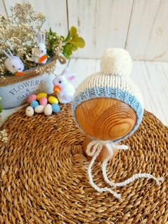 TOUCA POMPOM - NEWBORN - Sonho de Babi