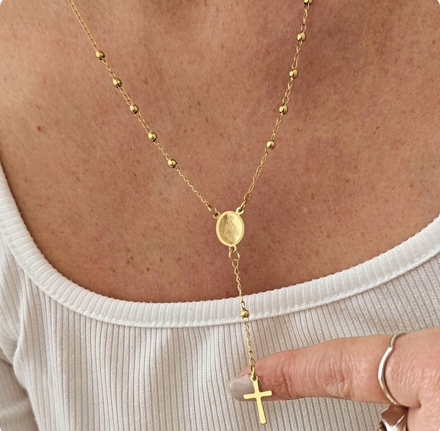 Rosario Linea Gold/45Cm thumbnail 2