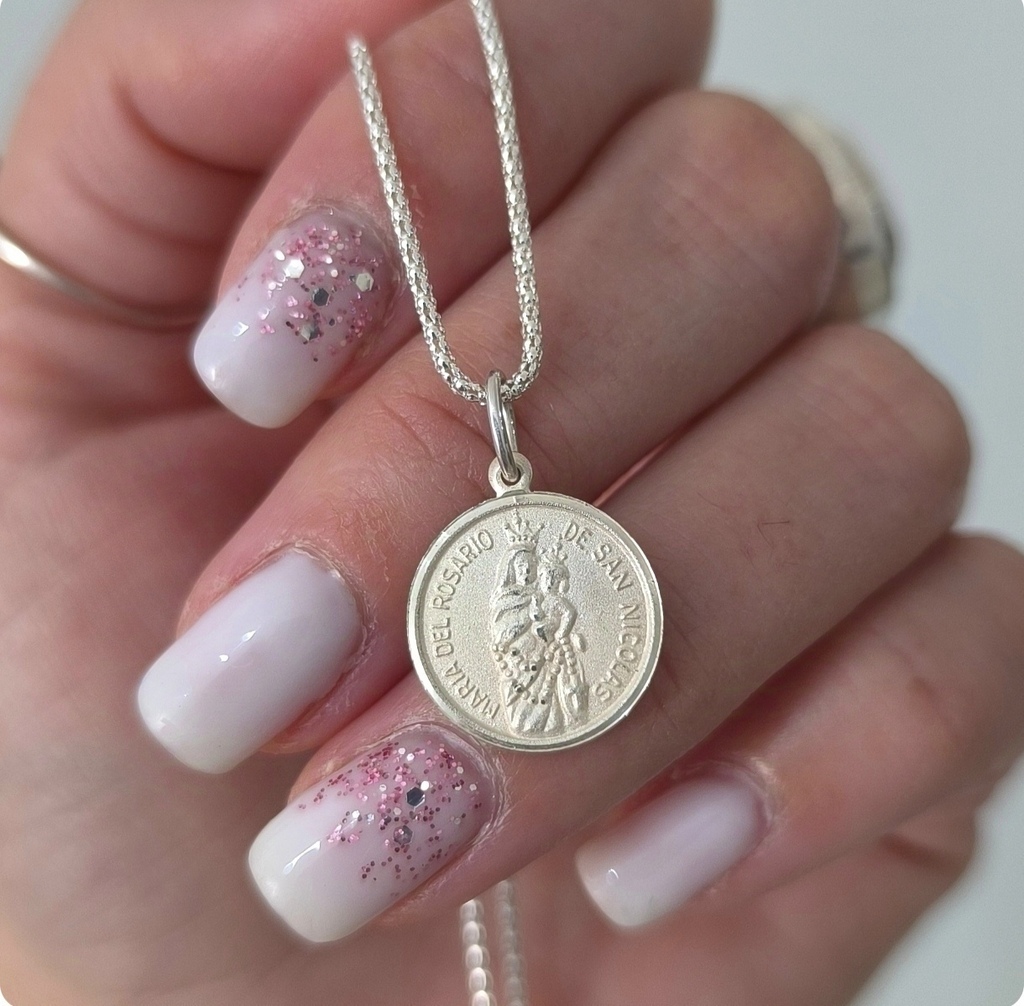 Conjunto Medalla San Nicolás/Plata925/ thumbnail 3
