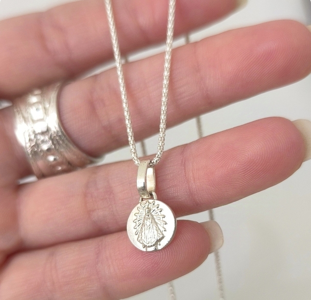Conjunto medalla Virgen de Luján/Plata925 thumbnail 2