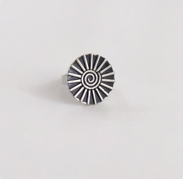 Anillo Espiral Chato/Acero Quirúrgico Hipoalergénico thumbnail 2