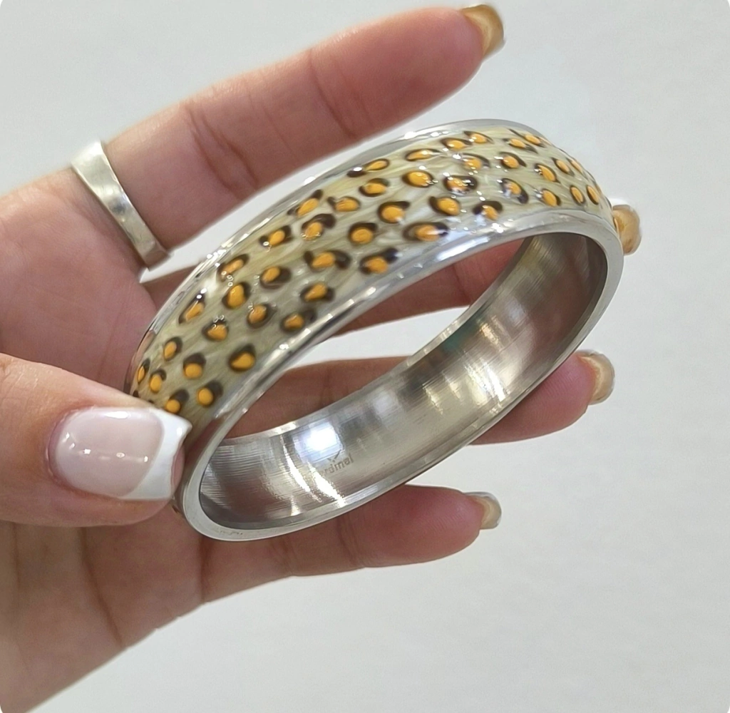 Pulsera esclava animal print