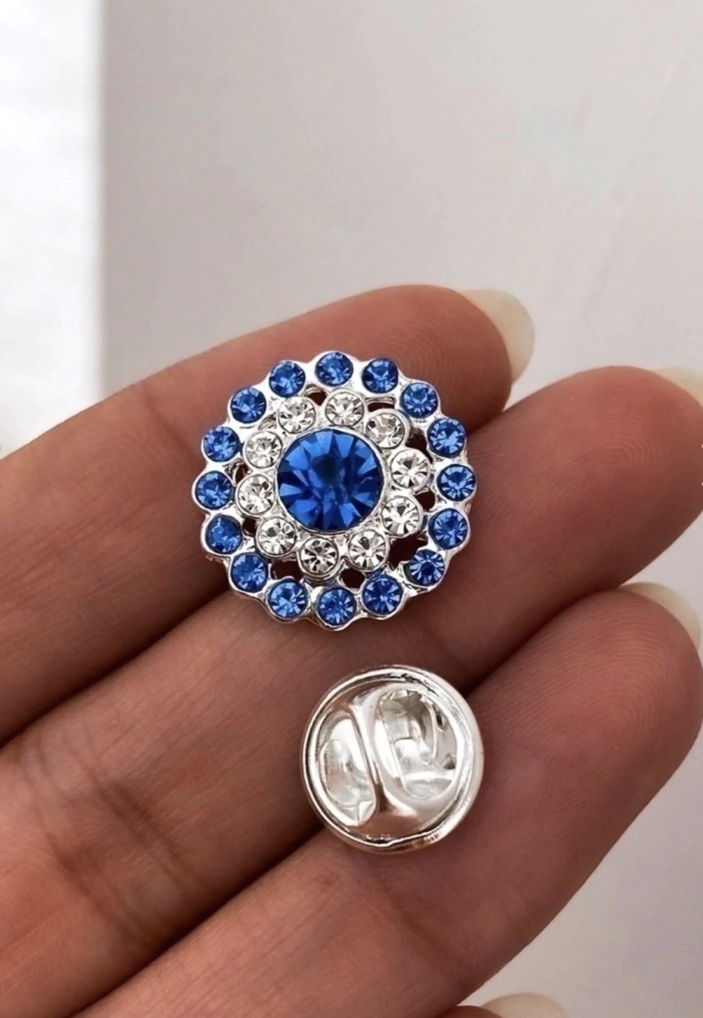 Pin escarapela strass/