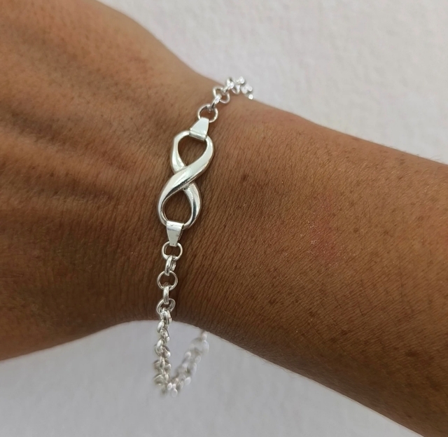 Pulsera Rolo Infinito/Plata925/Cierre Marinero thumbnail 2