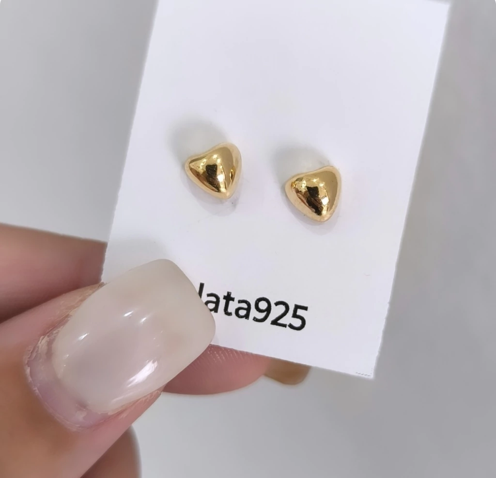 Abridor Plata Gold/Corazón liso