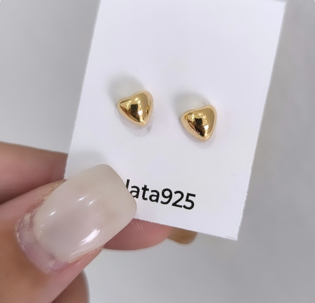 Abridor Plata Gold/Corazón Liso thumbnail 2