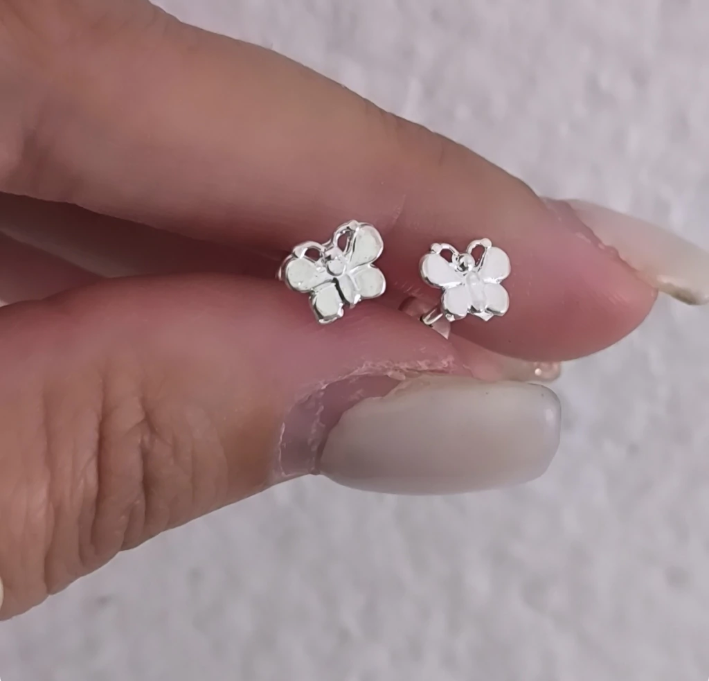 Abridor mariposa/Par/Acero blanco