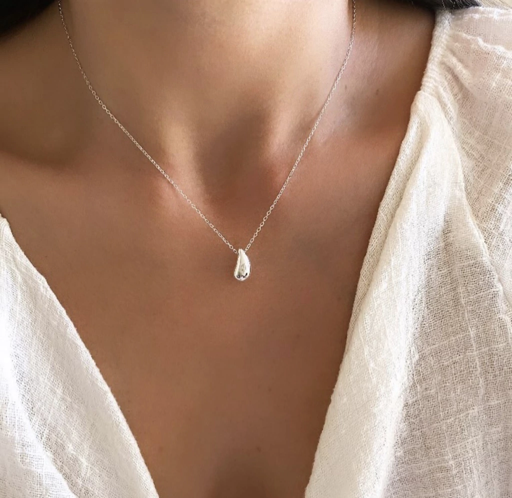 Conjunto mini gota/Regulable 45 a 50cm/Acero blanco