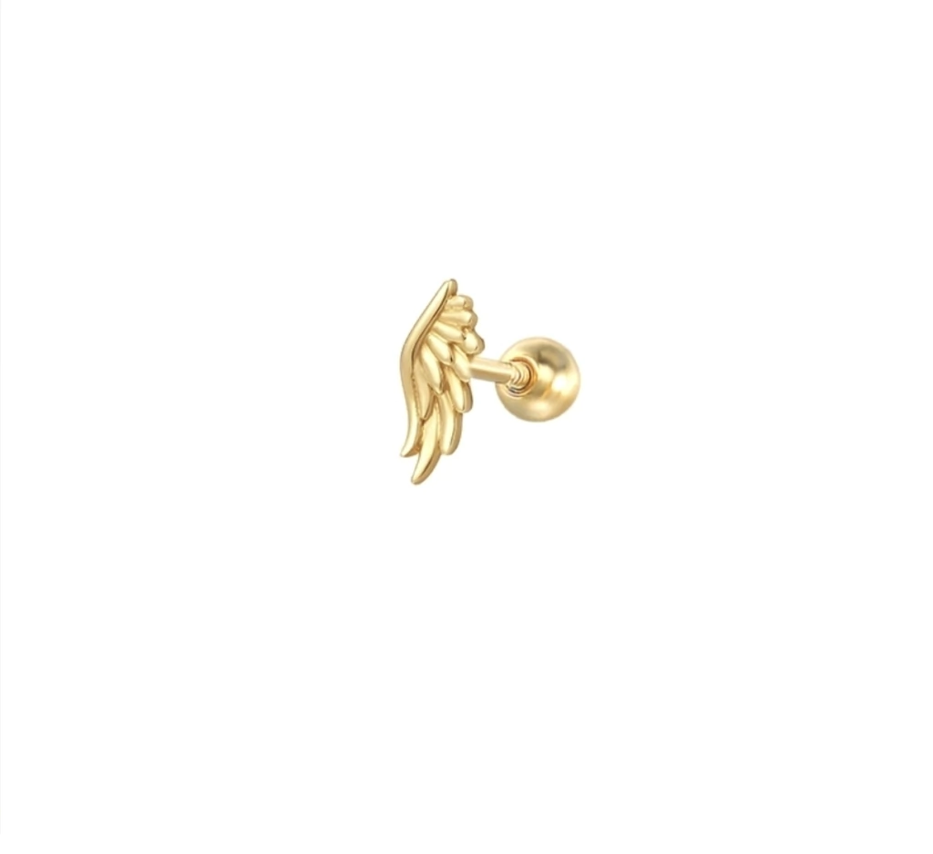 Aro piercing Unidad plata925 alita gold