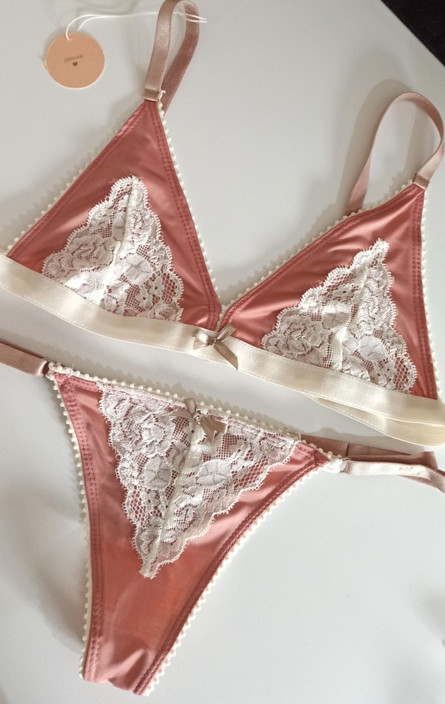 Conjunto De Diseño/T 85/Rosa Con Beige thumbnail 2