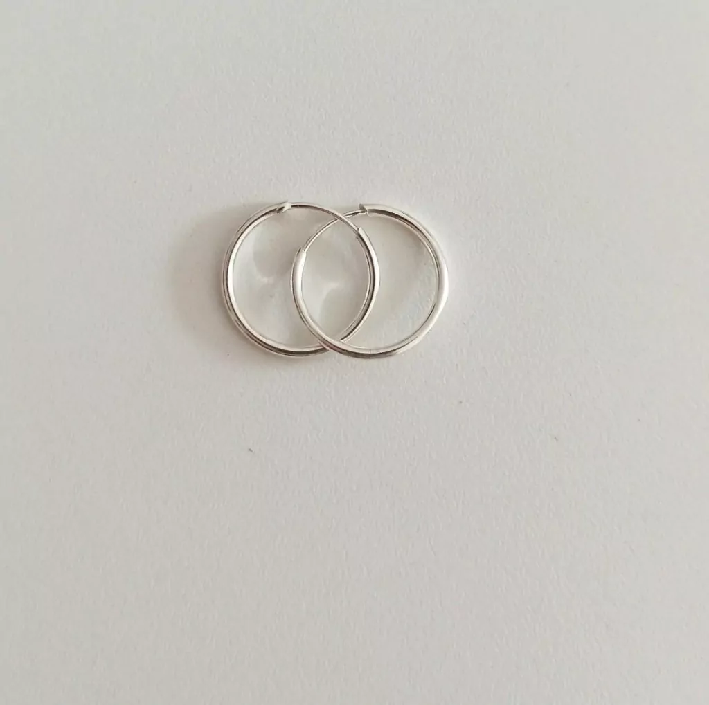 Argolla clásic lisas(Unidad)/1,2cm -Plata925