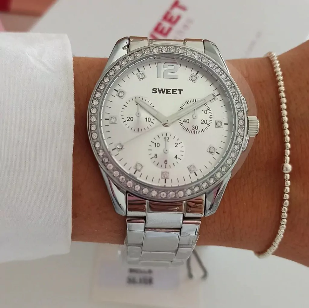 Reloj SWEET/Silver/Malla de metal/Analógico