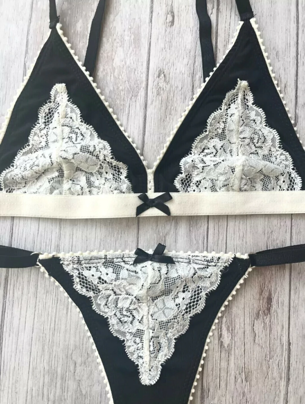 Conjunto de diseño/T 100/Negro con crema