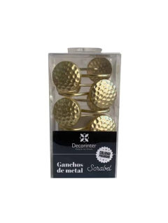 Ganchos de Baño Scrabel Oro mate - comprar online