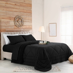 Acolchado Linea Sense Duo 2 1/2 Negro