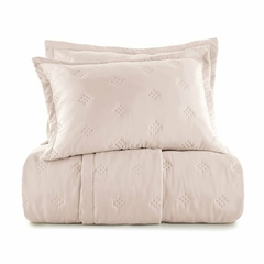 Cubrecama Quilt ''Diamond'' 2 1/2 Plaza Rosa - comprar online