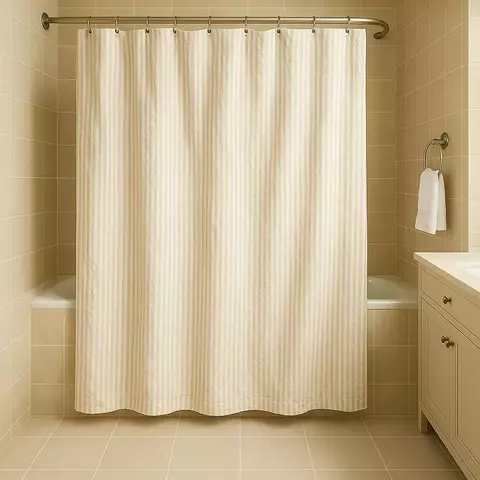 CORTINA DE BAÑO TUSOR "MIL RAYAS" VISON - comprar online