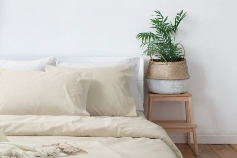 Juego de Sábanas 21/2 plaza Línea Sense Natural