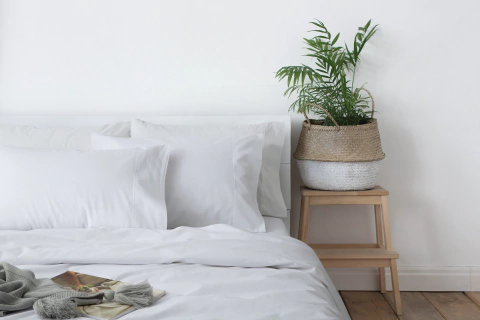 Juego de Sábanas 21/2 plaza Línea Sense Blanco