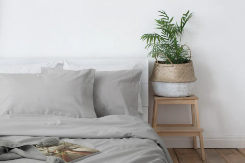 Juego de Sábanas 21/2 plaza Línea Sense Gris