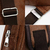 Bolso de Mano Cuero Carga USB Anti Robo