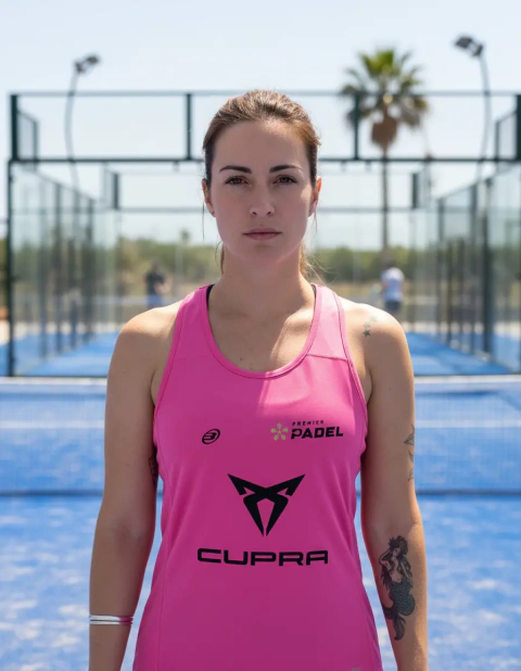 Musculosa Premier Padel Delfina Brea 2025
