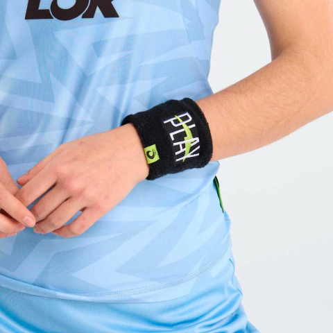 Par Muñequeras Lok Play Black Talle S