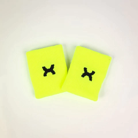 Par Muñequeras X-Trust Amarillo Fluor - comprar online