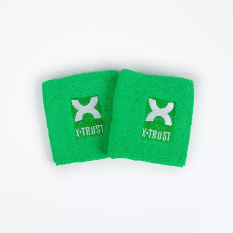 Par Muñequeras Classic X-Trust Verde Neon - comprar online