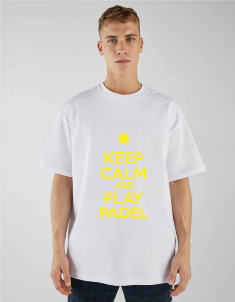 Remera Deportiva Lite Keep Calm And Play Padel Entrenamiento - comprar online