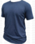 Remera algodon lisa hombre azul jaspeado Saro - comprar online
