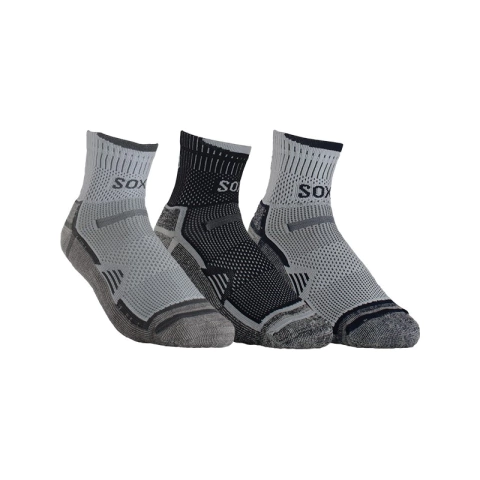 1/2 Docena Medias SOX Trekking Lana Merino Caña Corta Art TE171B - comprar online
