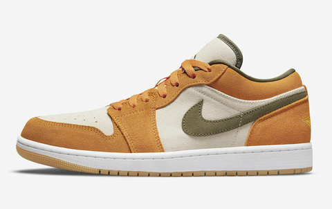 Tênis Air Jordan 1 Low “Light Curry”