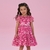 Vestido Festa Pink Hearts Rosa Rodado PetitCherie - comprar online