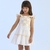 Vestido Resort Chic Tricoline Branco Renda Cru PetitCherie