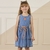 Vestido Summer Jeans Laranja Neon MonSucré - Mari Kids