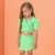Conjunto Alfaiataria Maça Verde Cropped Saia MonSucré